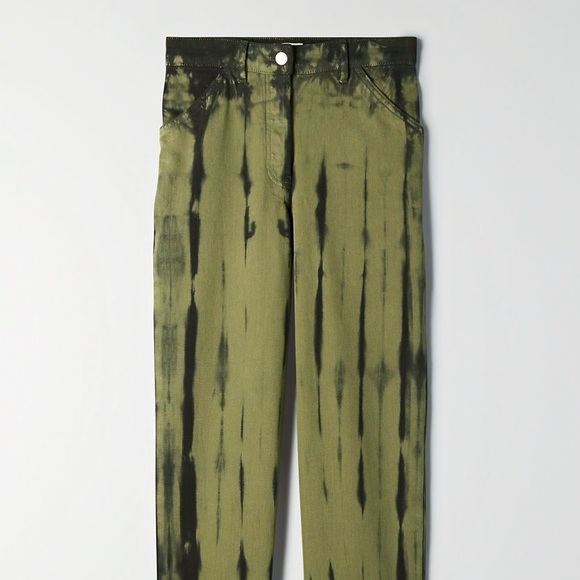 ARITZIA XS Kelsey Pant- Green Tie Dye - Picture 6 of 8